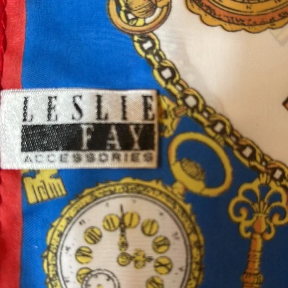 Vintage Leslie Polyester Pocket Square (unisex) - Picture 4 of 4